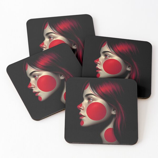 Item preview, Red Reverie: Bold Red Hair Portrait. designed and sold by Arte-Excellency.