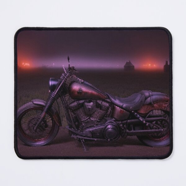 Item preview, A Motorcycle at Haunted Burning Field designed and sold by TheDarkWardrobe.