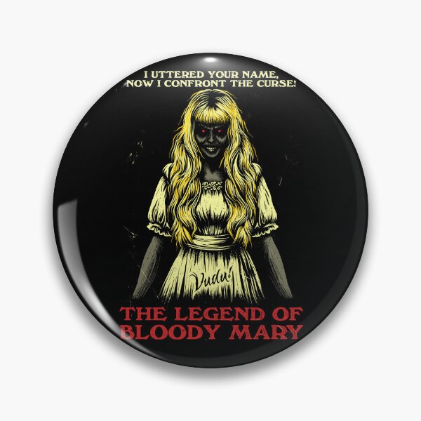 Artikelvorschau, Die Legende von Bloody Mary: Eindringliche Horrorkunst entworfen und verkauft von Vudu! ⚡ Studio.