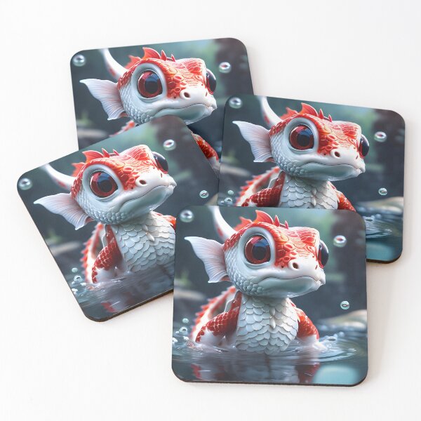 Item preview, Cute Fantasy Koi Dragon designed and sold by TheArtOfPat.