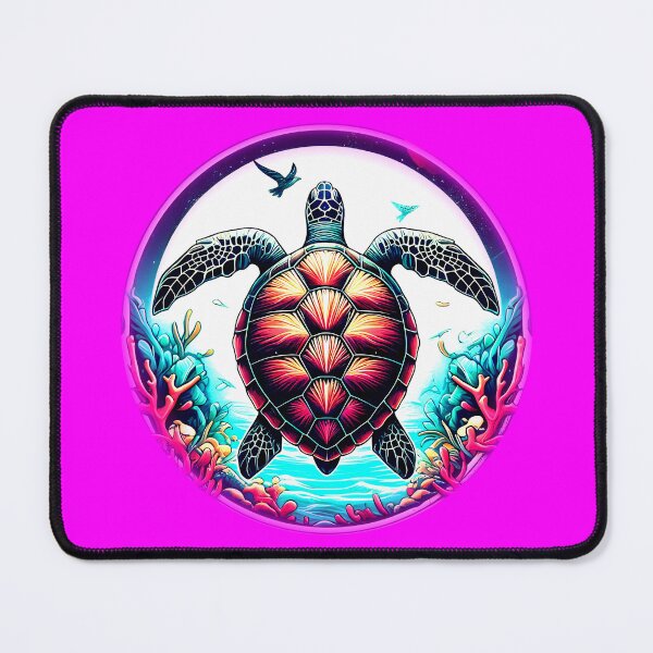 Item preview, REEF SEA TURTLE - #FF00FF designed and sold by Marlon Oseguera.