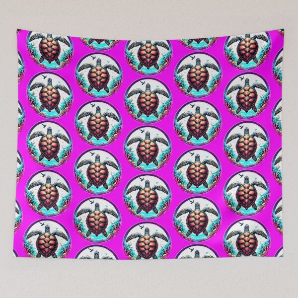 Item preview, REEF SEA TURTLE - #FF00FF designed and sold by Marlon Oseguera.
