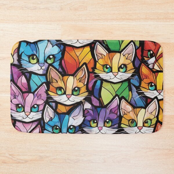 Item preview, Colorful Cats  designed and sold by Junipurr’s Corner .