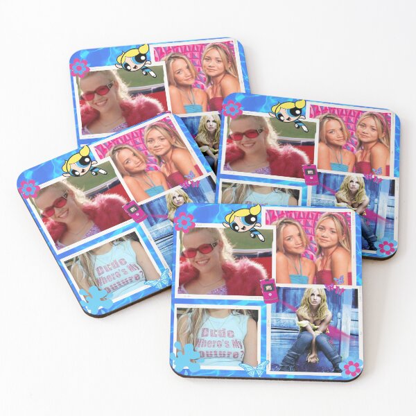 Item preview, Pink and Blue 2000s Collage designed and sold by ilovethe00s.