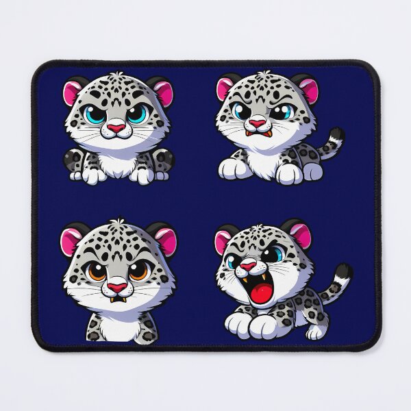 Item preview, Perfect Cute and Angry Snow Leopards designed and sold by Irbisinthebox.
