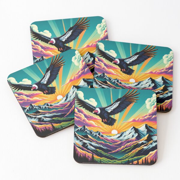 Item preview, Condor Soars Over The Sierra Nevada Mountains designed and sold by HippieFarms11.