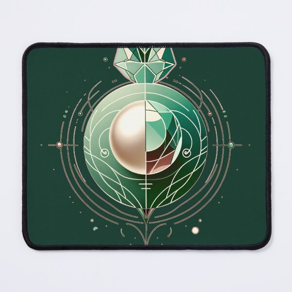 Item preview, June Birthstone. Mystic Harmony: Alexandrite & Pearl Whorl. designed and sold by leyfinder.
