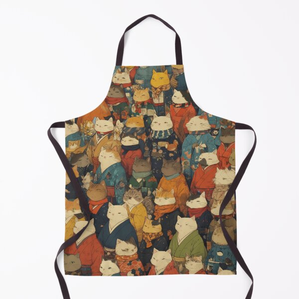 Item preview, Crowd of cats designed and sold by sereneprint.