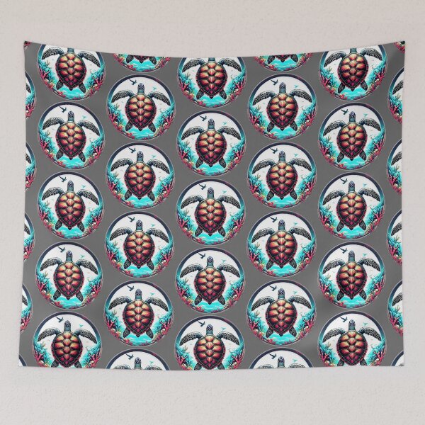 Item preview, REEF SEA TURTLE - #666666 designed and sold by Marlon Oseguera.