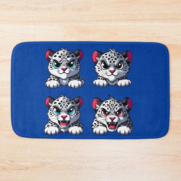 Item preview, Perfect Cute and Angry Snow Leopards designed and sold by Irbisinthebox.