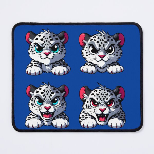 Item preview, Perfect Cute and Angry Snow Leopards designed and sold by Irbisinthebox.