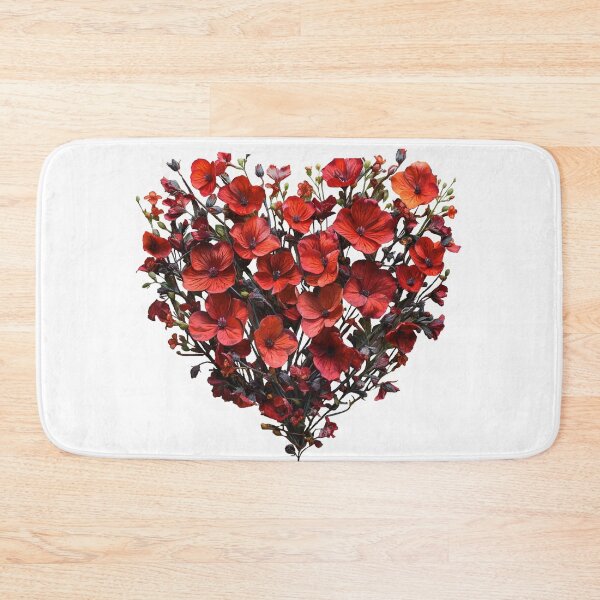 Item preview, HEART MADE OF RED FLOWERS 1 designed and sold by JarredDoll.
