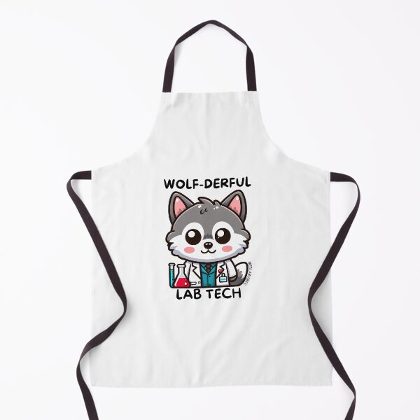 Item preview, Wolf-derful Lab Tech (Wolf Laboratory Technologist Scientist) designed and sold by MedLabVibes.