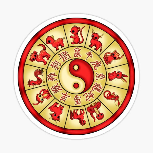 Item preview, cute chinese horoscope designed and sold by Pezi-Creation.