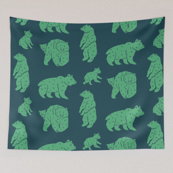 Item preview, Bear Pack - Green Blue designed and sold by katdogdesign.