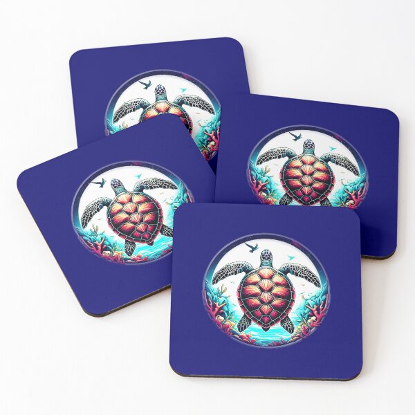 Item preview, REEF SEA TURTLE - #000066 designed and sold by Marlon Oseguera.