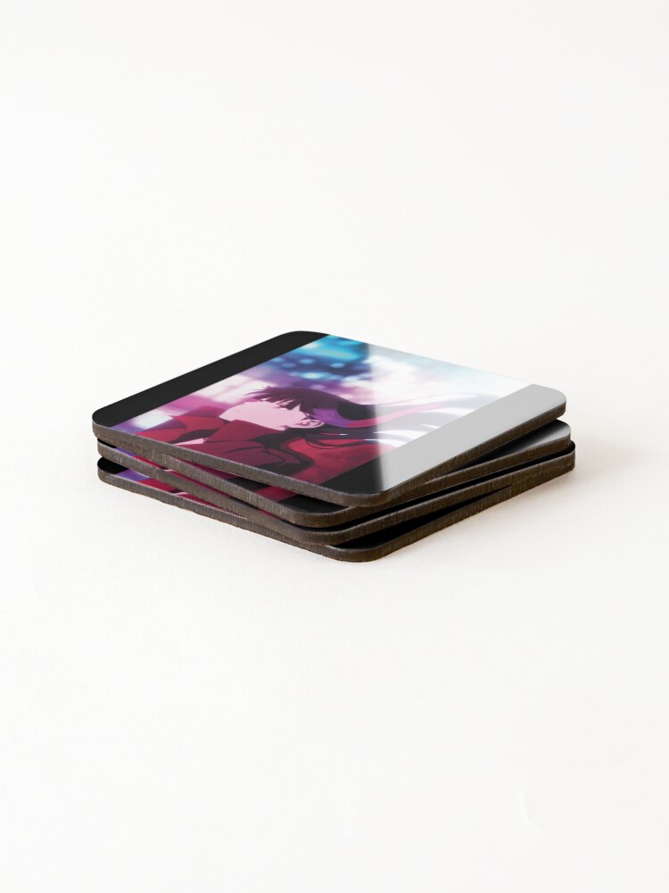Thumbnail 4 of 5, Coasters (Set of 4), Metallic Rouge : Rouge Redstar designed and sold by FanThisAll.