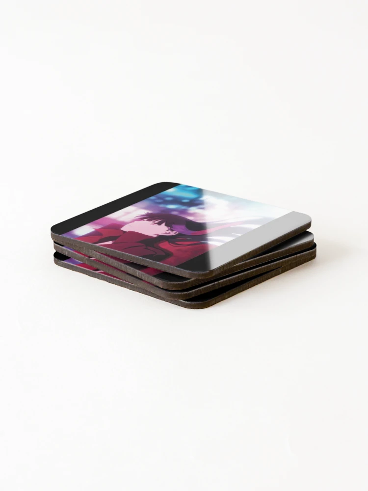Thumbnail 4 of 5, Coasters (Set of 4), Metallic Rouge : Rouge Redstar designed and sold by FanThisAll.