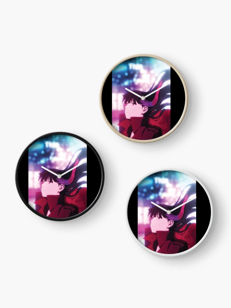 Thumbnail 3 of 4, Clock, Metallic Rouge : Rouge Redstar designed and sold by FanThisAll.