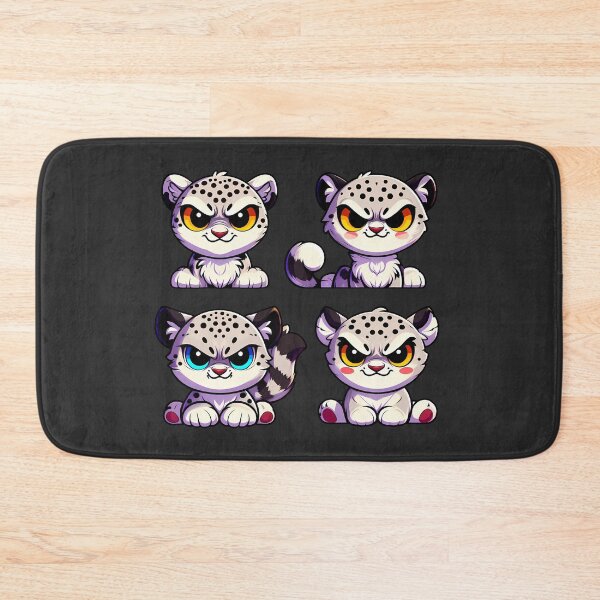 Item preview, Perfect Cute and Angry Snow Leopards designed and sold by Irbisinthebox.
