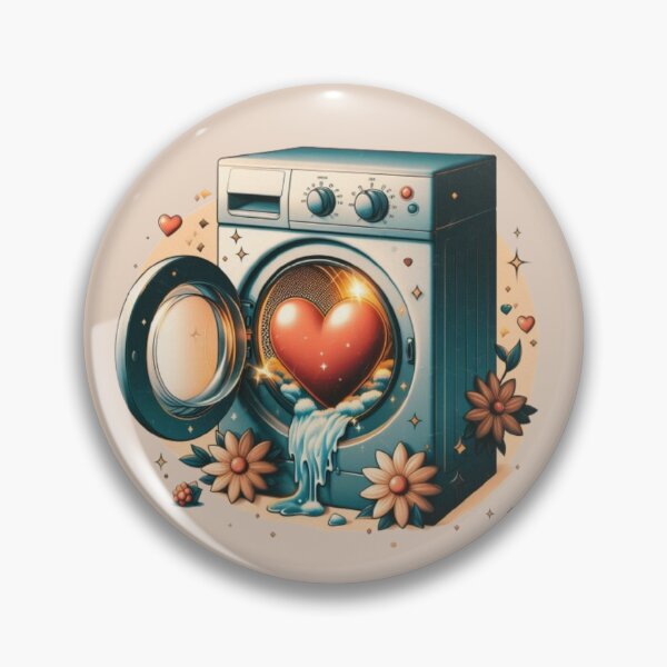 Item preview, Washing Machine Heart designed and sold by BeNazzArt.