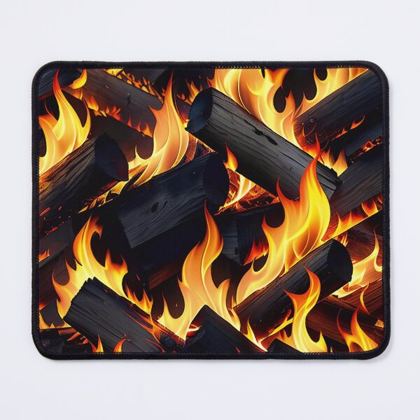 Item preview, Abstract Burning Wood Fire Pattern designed and sold by TheArtOfPat.