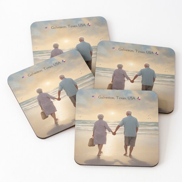 Item preview, Galveston Texas Couple Island Escapade by Zangerolame AI designed and sold by FindYouByZ.