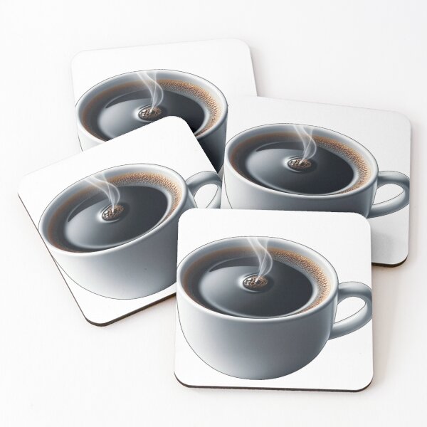 Item preview, Cup of Coffe Steaming Hot in a White Cup designed and sold by kylmllr101684.