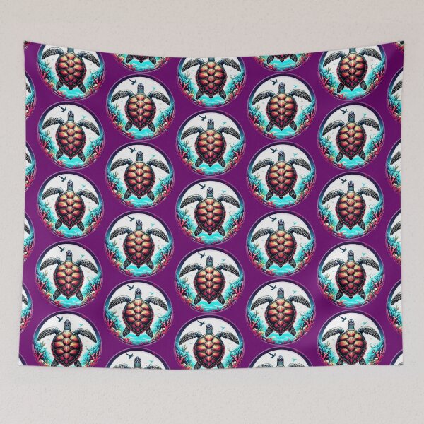 Item preview, REEF SEA TURTLE - #660066 designed and sold by Marlon Oseguera.