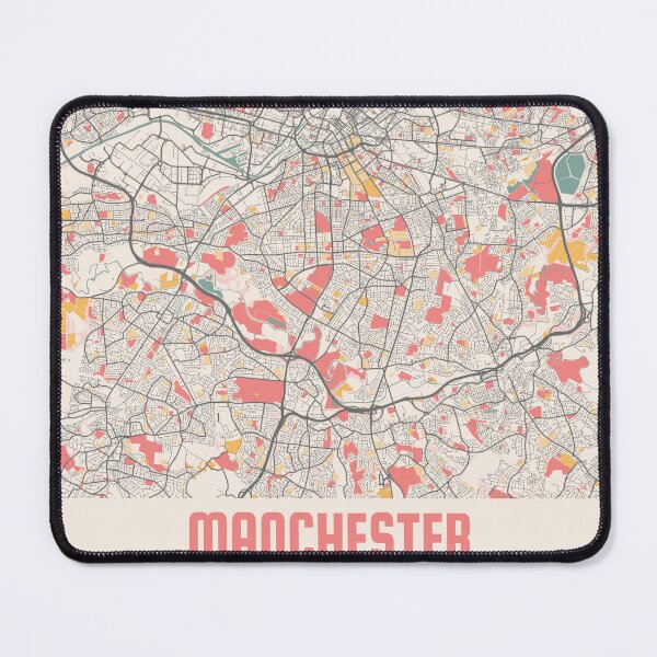 Item preview, Manchester City Map Chalk Retro City Map Poster designed and sold by Peek-Designs.