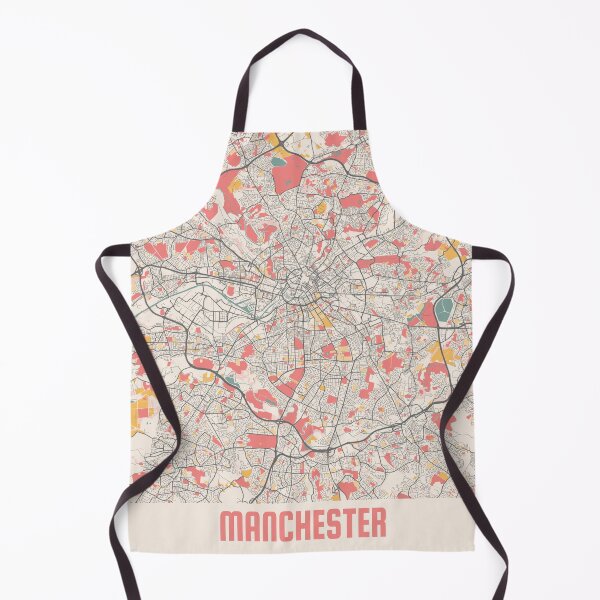 Item preview, Manchester City Map Chalk Retro City Map Poster designed and sold by Peek-Designs.