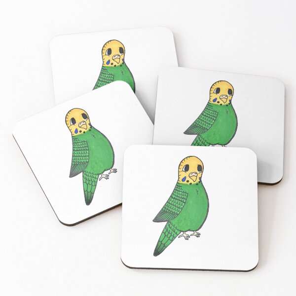 Item preview, Yellow and Green Budgie designed and sold by LipiChulau.