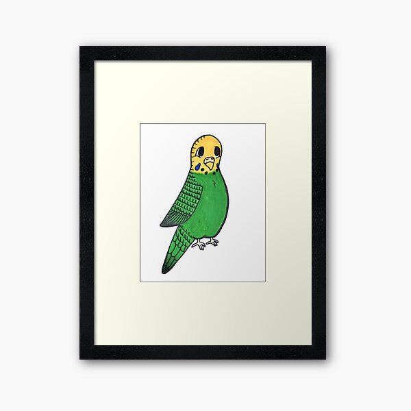Item preview, Yellow and Green Budgie designed and sold by LipiChulau.