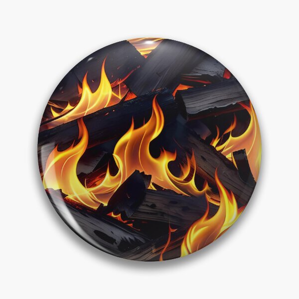 Artikelvorschau, Abstract Burning Wood Fire Pattern entworfen und verkauft von TheArtOfPat.