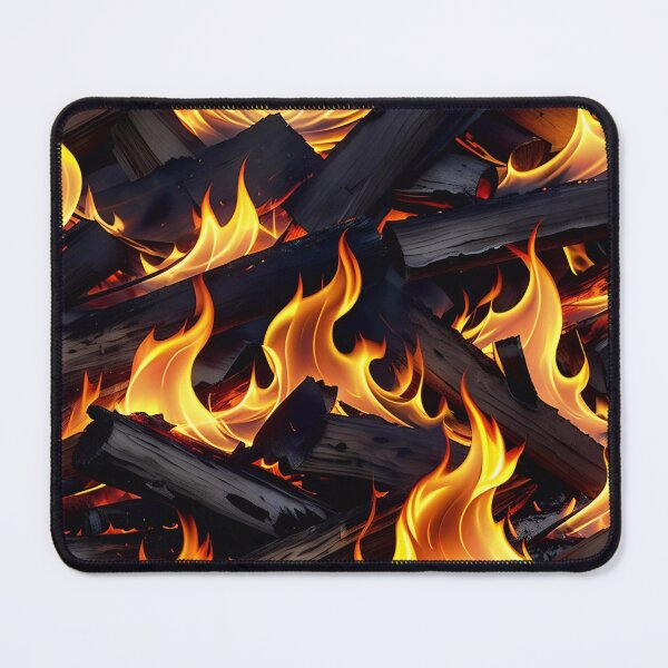 Item preview, Abstract Burning Wood Fire Pattern designed and sold by TheArtOfPat.