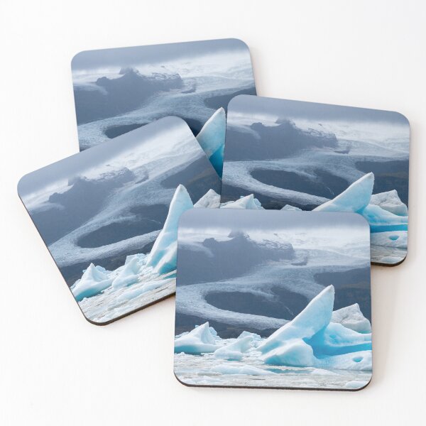 Item preview, Ice fragments of a frozen landscape in a glacier lagoon in Iceland designed and sold by jpferreiraphoto.