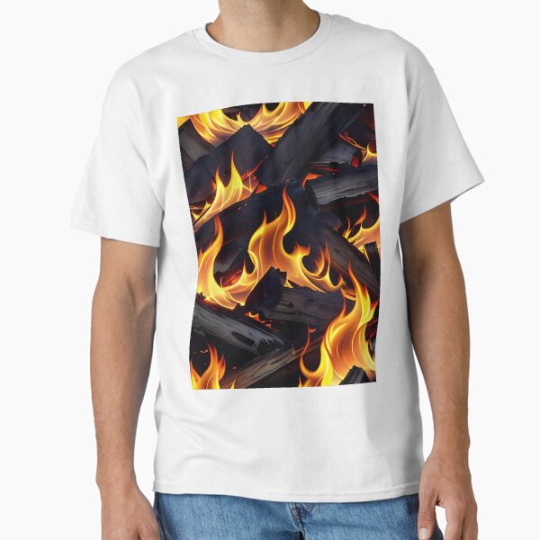 Item preview, Abstract Burning Wood Fire Pattern designed and sold by TheArtOfPat.