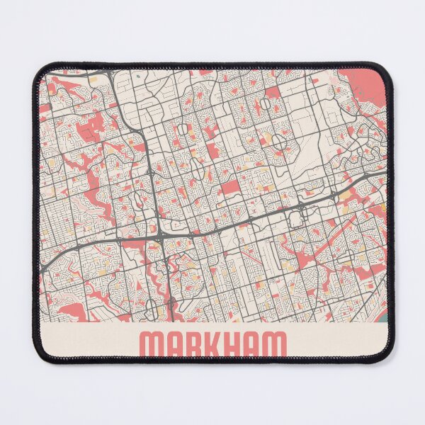 Item preview, Markham City Map Chalk Retro City Map Poster designed and sold by Peek-Designs.