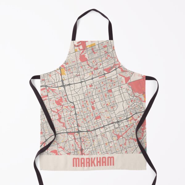 Item preview, Markham City Map Chalk Retro City Map Poster designed and sold by Peek-Designs.