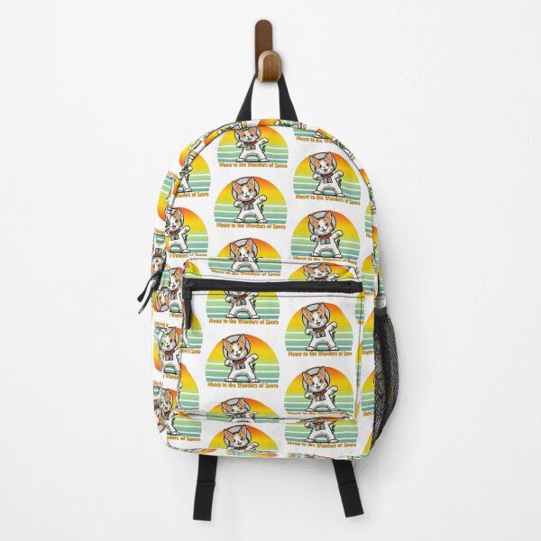 Item preview, Meow to the Wonders of Space - Retro Astronaut Cat Print designed and sold by TGAL2.