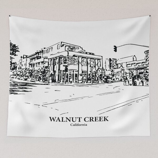 Item preview, Walnut Creek - California designed and sold by Lakeric Cityscapes.