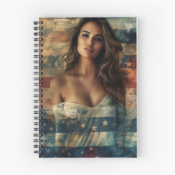 Item preview, Creative Patriotic-Pretty Woman USA Flag C189-3 designed and sold by MPCFICTION.