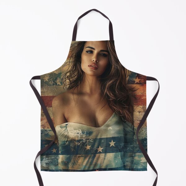 Item preview, Creative Patriotic-Pretty Woman USA Flag C189-3 designed and sold by MPCFICTION.
