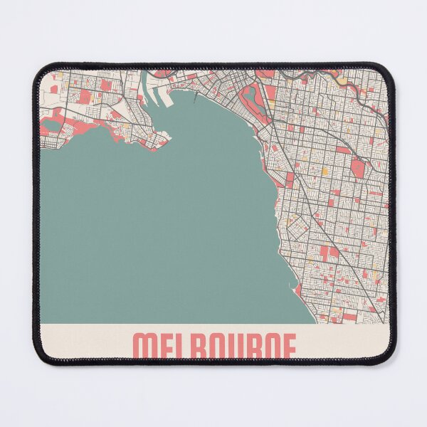 Item preview, Melbourne City Map Chalk Retro City Map Poster designed and sold by Peek-Designs.