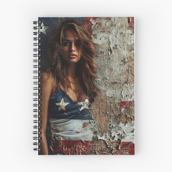 Item preview, Creative Patriotic-Pretty Woman USA Flag C189-6 designed and sold by MPCFICTION.