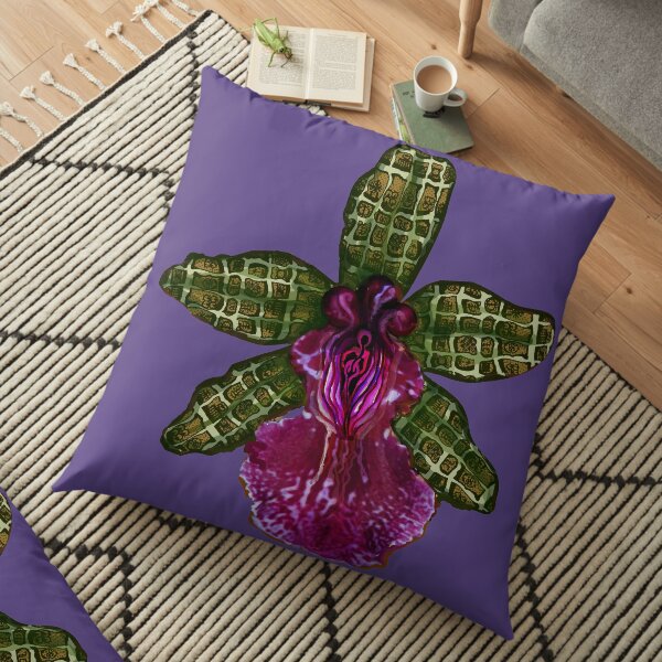 Pinque and Purrple Floor Pillow