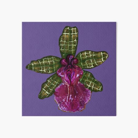 Pinque and Purrple Art Board Print