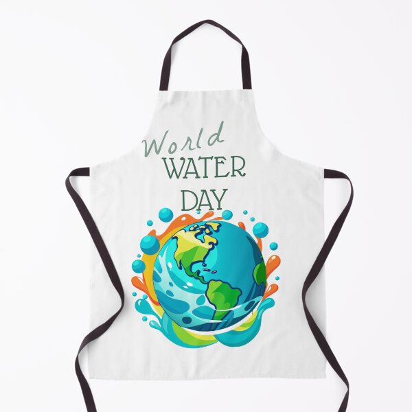 Item preview, Poster for World Water March 22 - Stunning Depiction of Earth with Striking Typography, Promoting Environmental Preservation designed and sold by Rosa Elena Albornoz Mendez.