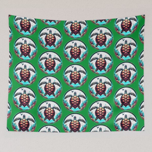 Item preview, REEF SEA TURTLE - #009933 designed and sold by Marlon Oseguera.
