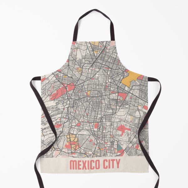 Item preview, Mexico City City Map Chalk Retro City Map Poster designed and sold by Peek-Designs.
